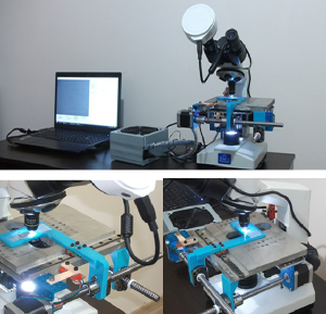 Low cost microscope kit